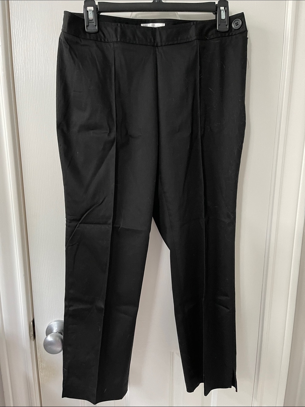 Worthington  Stretch Black Straight-Leg Women’s Dress Pants